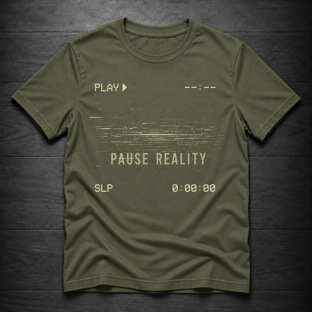 Pause Reality VHS Glitch
