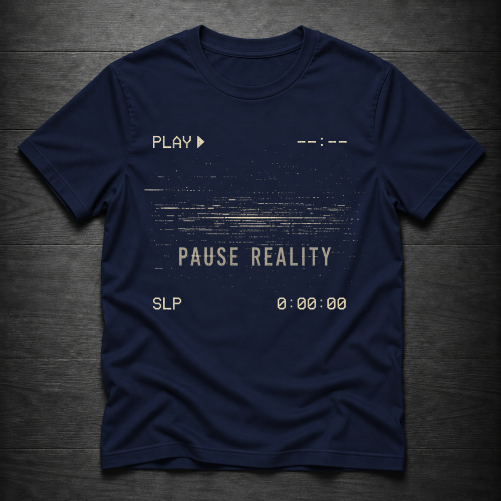 Pause Reality VHS Glitch