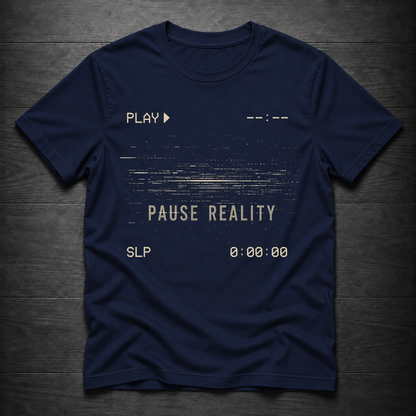 Pause Reality VHS Glitch