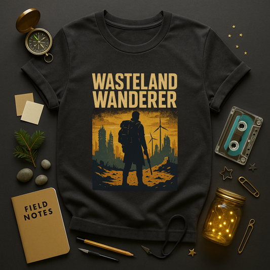 Wasteland Wanderer T-Shirt — Post-Apocalyptic Survival Tee