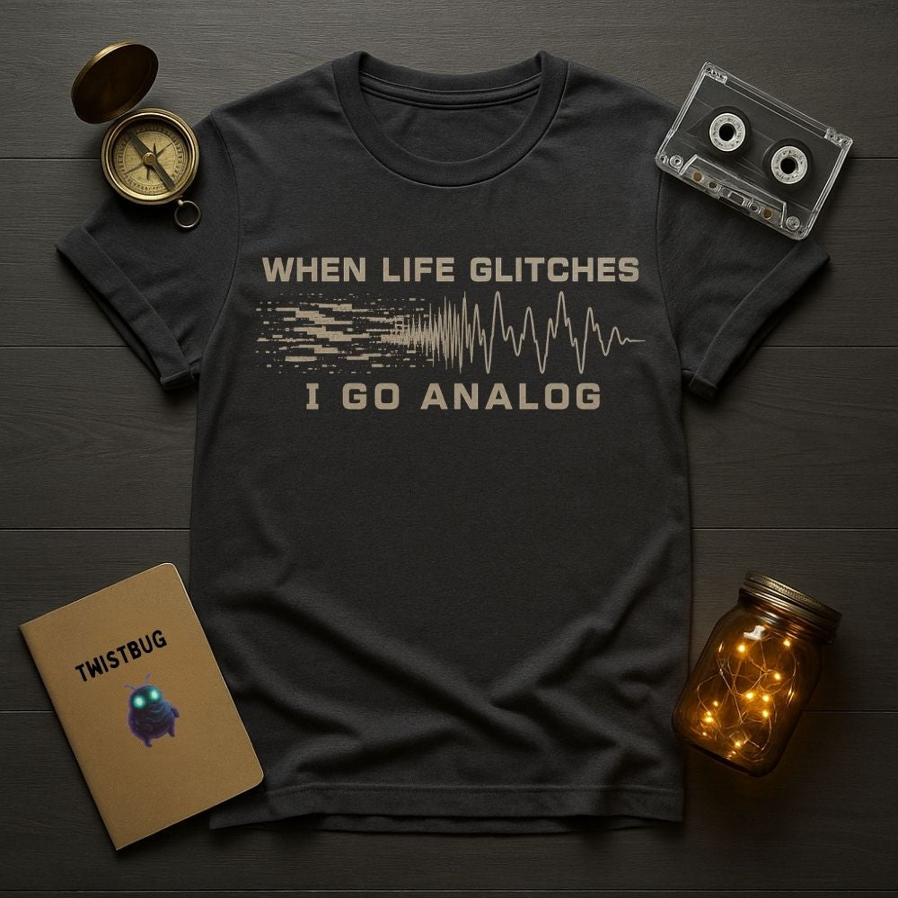 When Life Glitches I Go Analog